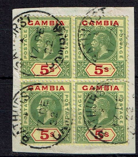 Image of Gambia SG 102 FU British Commonwealth Stamp
